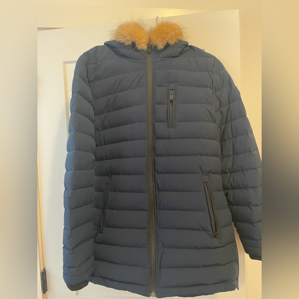 Moose Knuckles Coat Hooded Down Jacket